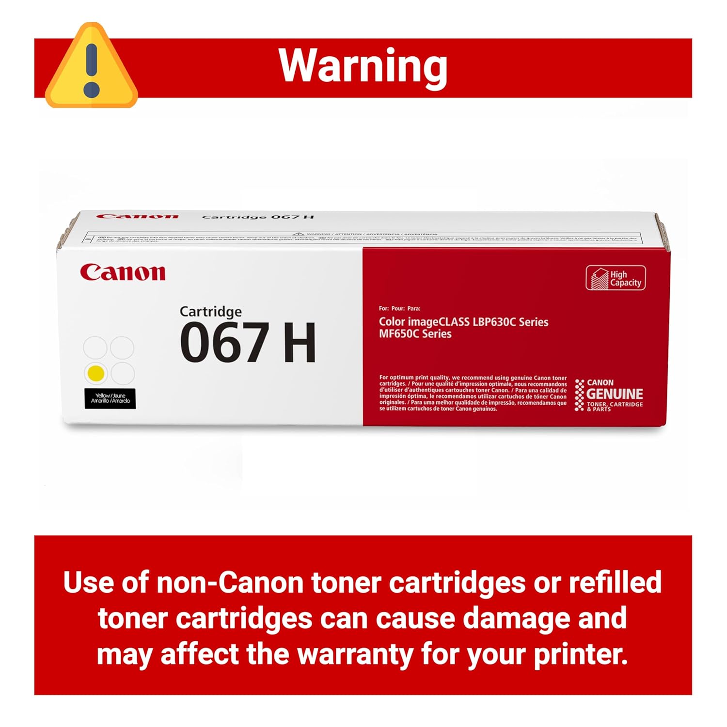 CANON CARTRIDGE 067 YELLOW thumbnail 4