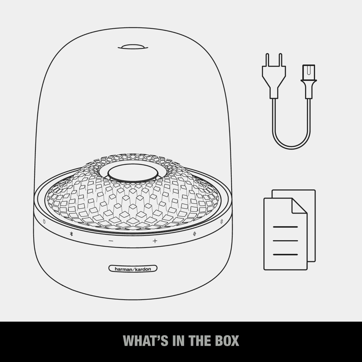 HARMAN KARDON AURA STUDIO 4 BLUETOOTH SPEAKER GRAY thumbnail 7