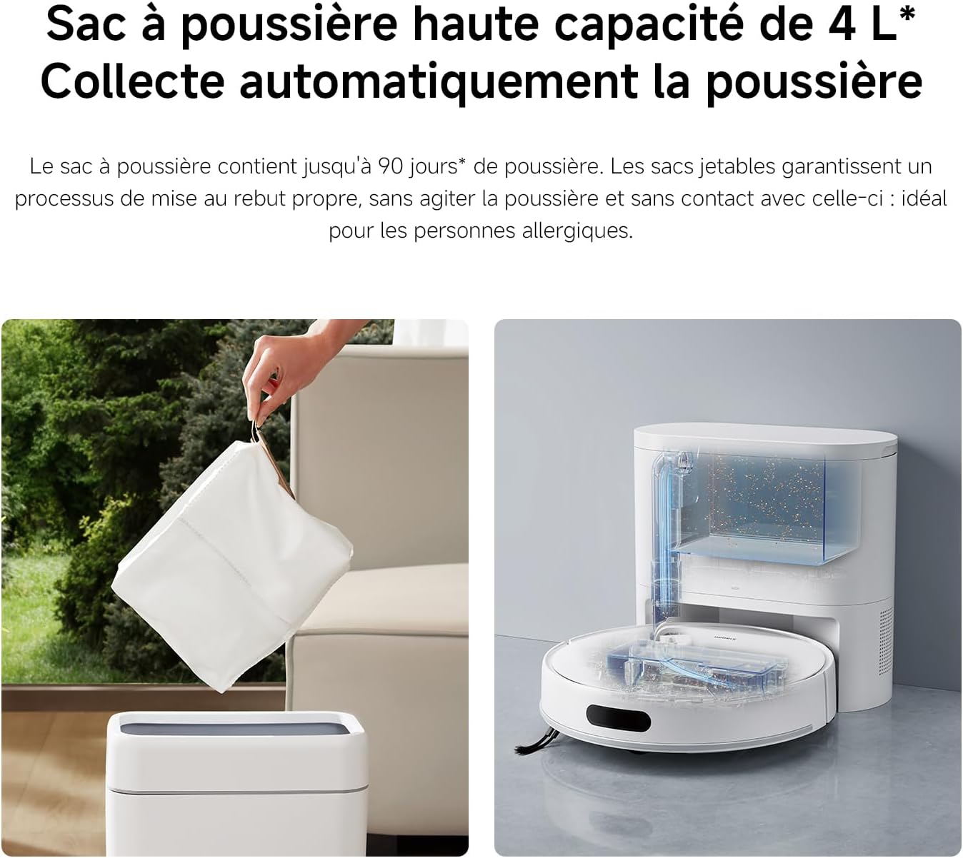 XIAOMI ROBOT VACUUM WHITE H40 thumbnail 6