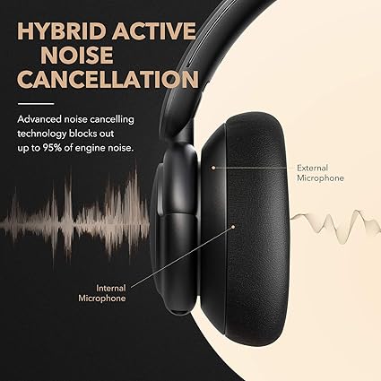 ANKER SOUNDCORE Q30 WIRELESS NOISE CANCELLING HEADSET BLACK A3028013 thumbnail 3