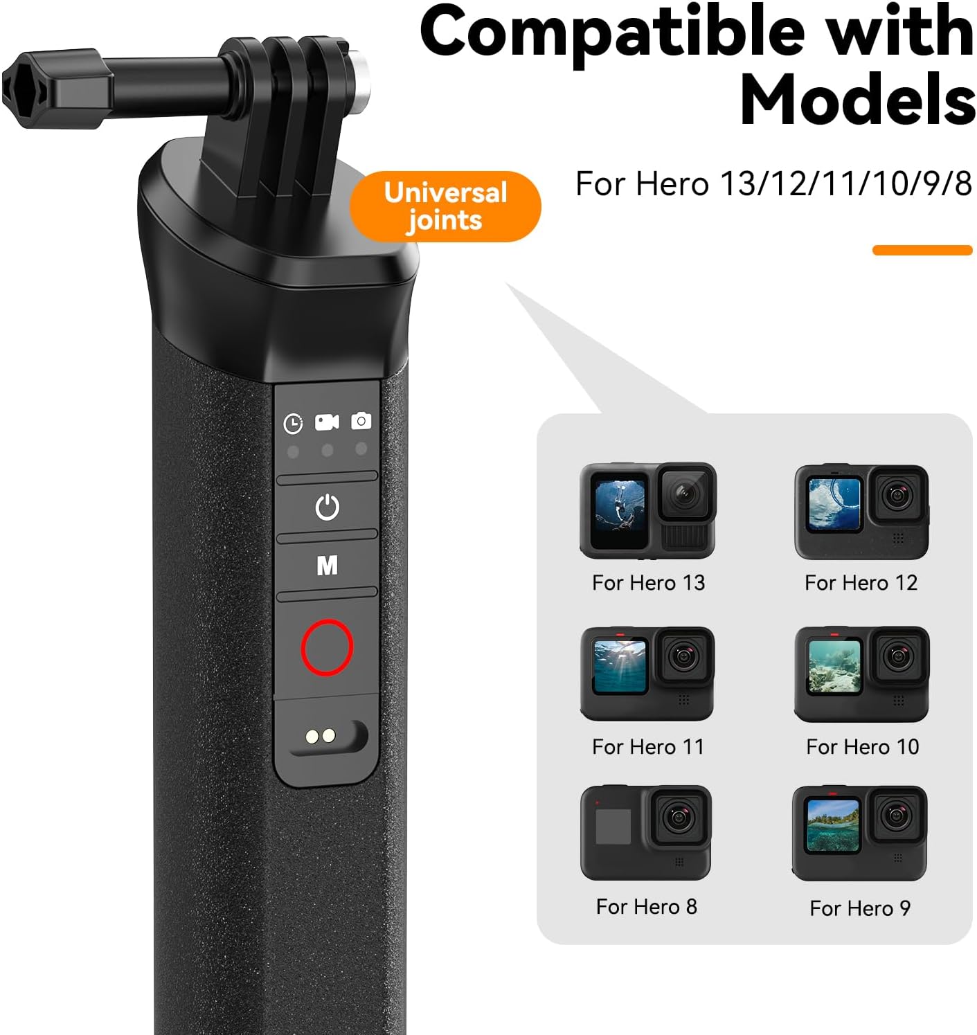 TELESIN FLOATING HAND GRIP WITH REMOTE CONTROL S4-FHG-01-TGP thumbnail 4