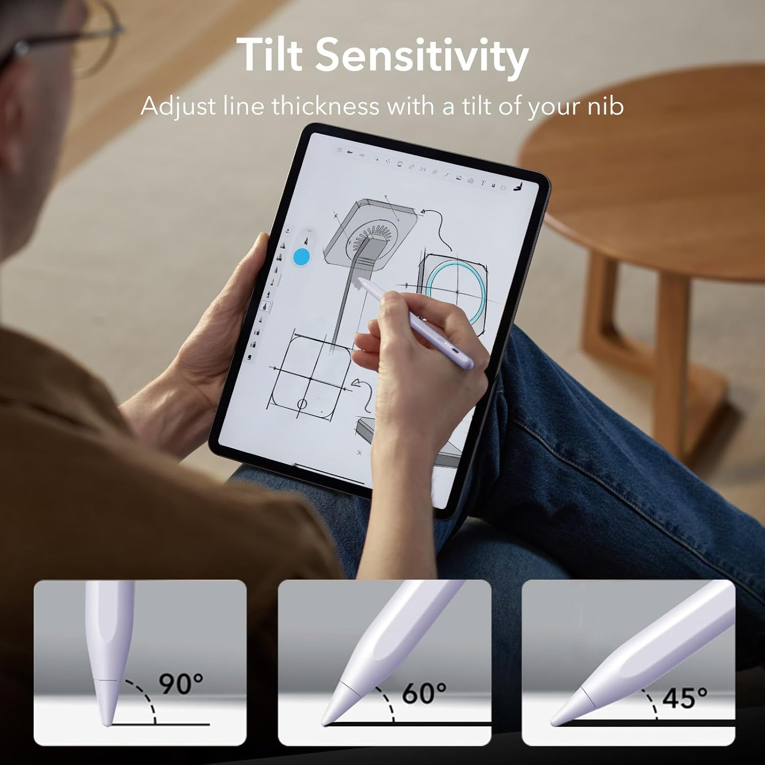 ESR DIGITAL STYLUS PENCIL WHITE thumbnail 6