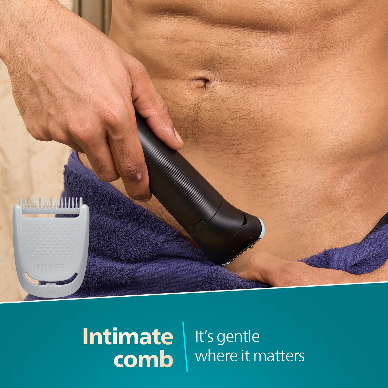 PHILIPS BODYGROOMER 7000 SERIES 2D FLEXING HEAD SHAVER BLACK BG747015 thumbnail 6