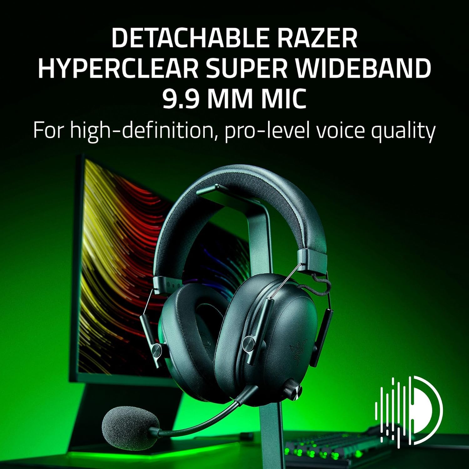 RAZER BLACKSHARK V3 WIRELESS ESPORTS GAMING HEADSET BLACK RZ04-05410100-R3M1 thumbnail 7