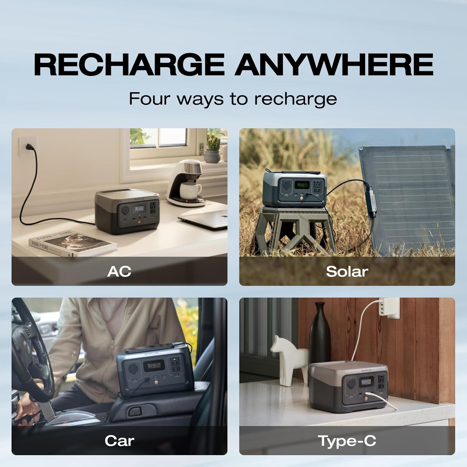 ECOFLOW RIVER 2 PORTABLE POWER STATION 256WH EFR600 thumbnail 7