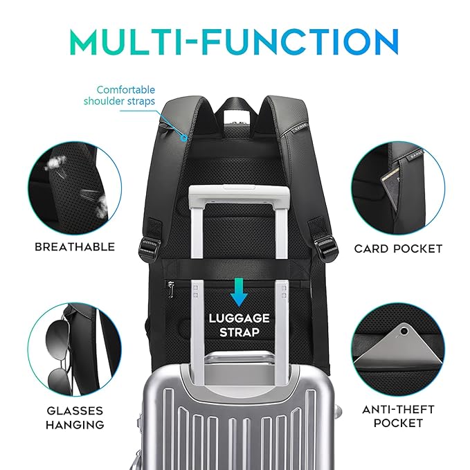 BANGE BACKPACK BLACK BG-7802 thumbnail 6