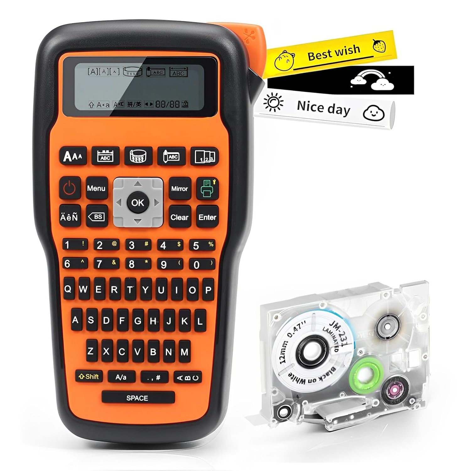 HANDHELD LABEL PRINTER ORANGE E1000 PRO thumbnail 2