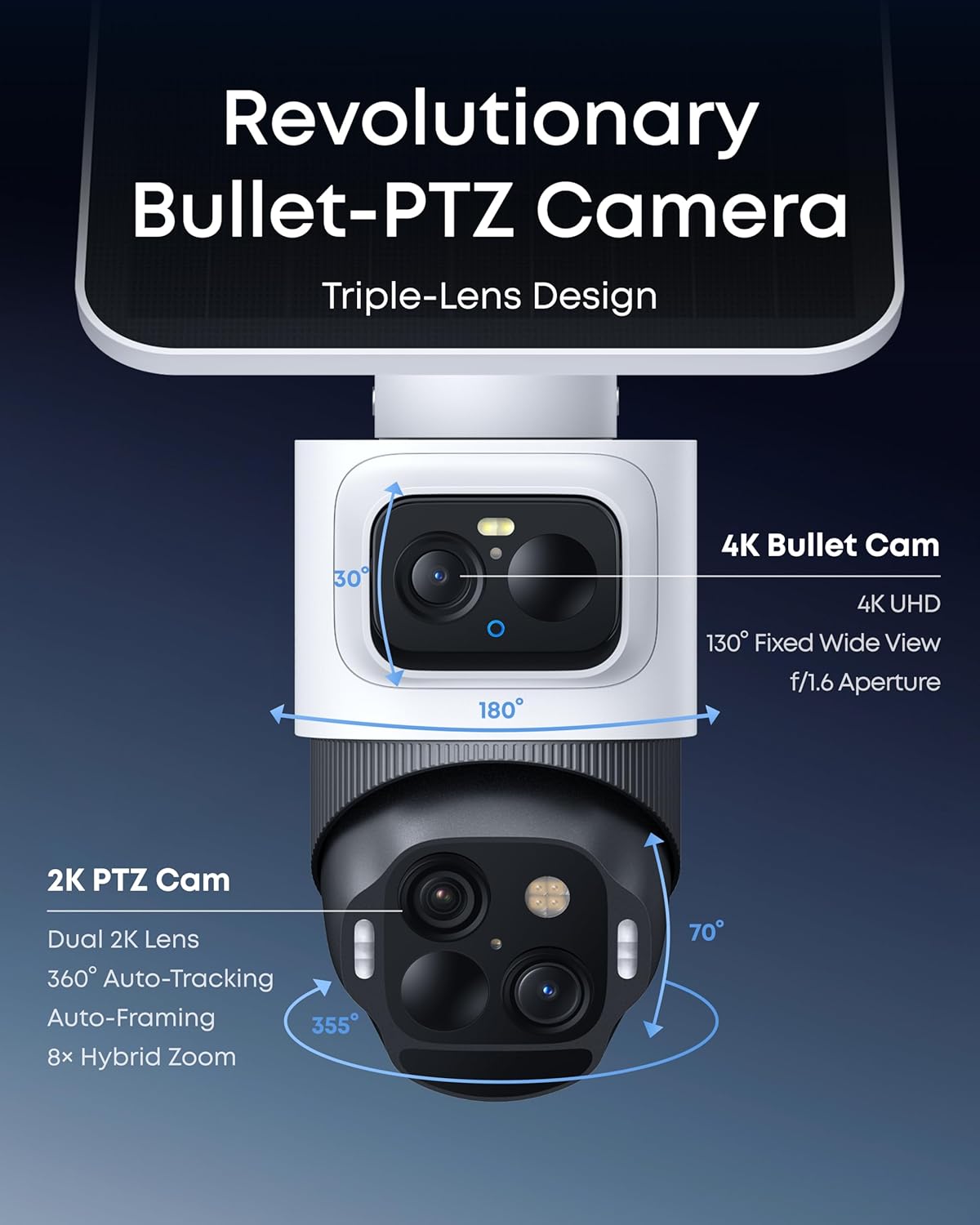 ANKER EUFY SOLOCAM S4 4K BULLET IP SECURITY CAMERA INDOOR & OUTDOOR T81723W1 thumbnail 2
