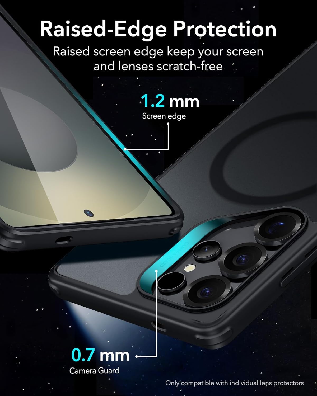 ESR SAMSUNG S25 ULTRA CLASSIC HYBRID CASE FROSTED BLACK thumbnail 6
