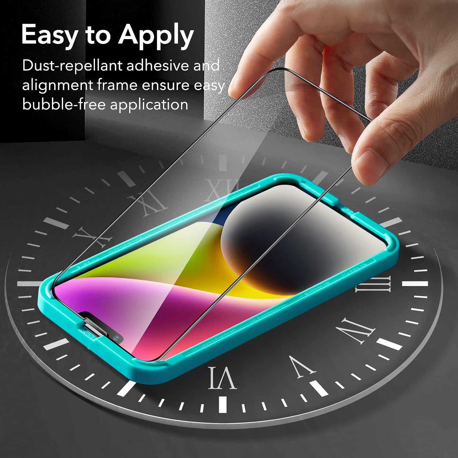 ESR IPHONE 14 PLUS/13 PRO MAX GLASS SCREEN PROTECTOR PRIVACY (2 PACK) thumbnail 6