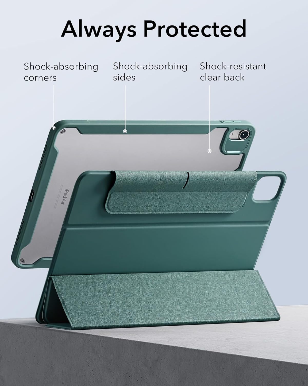 ESR IPAD AIR 4TH GEN (2020) REBOUND PENCIL CASE GREEN thumbnail 7