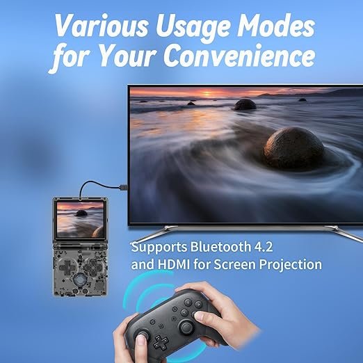 Anbernic RG35XXSP Retro Gaming Console - Linux OS, 64GB, 5500+ Preloaded Games, Portable Design thumbnail 2