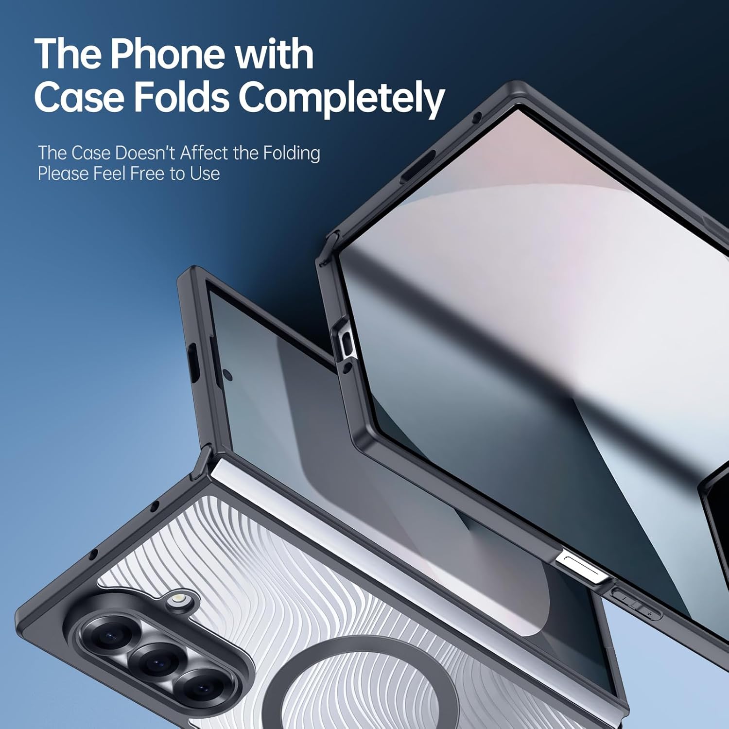 DUXDUCIS SAMSUNG Z FOLD 7 AIMO MAG CASE BLACK AIMO-0337 thumbnail 4