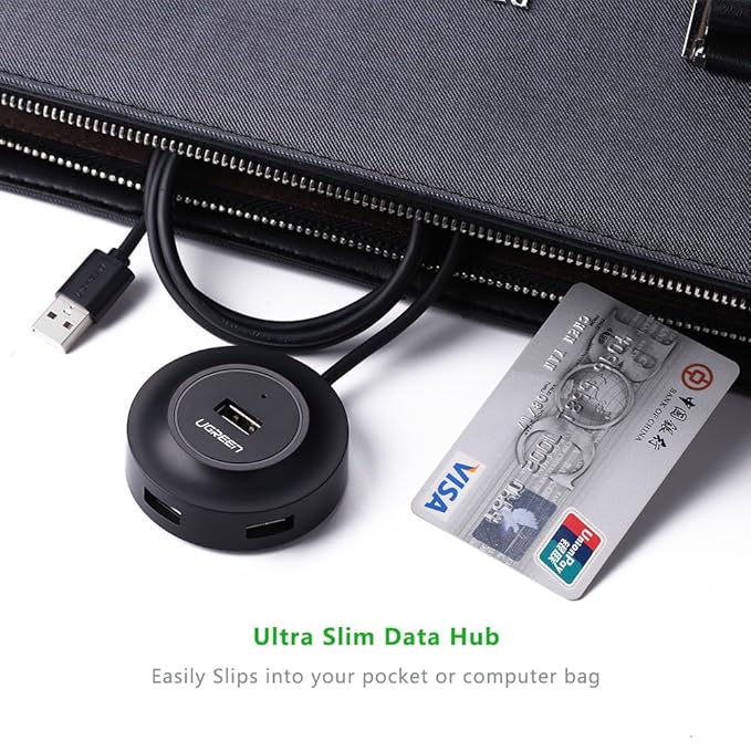UGREEN USB 2.0 HUB 4 PORTS 1M BLACK 20277 thumbnail 5