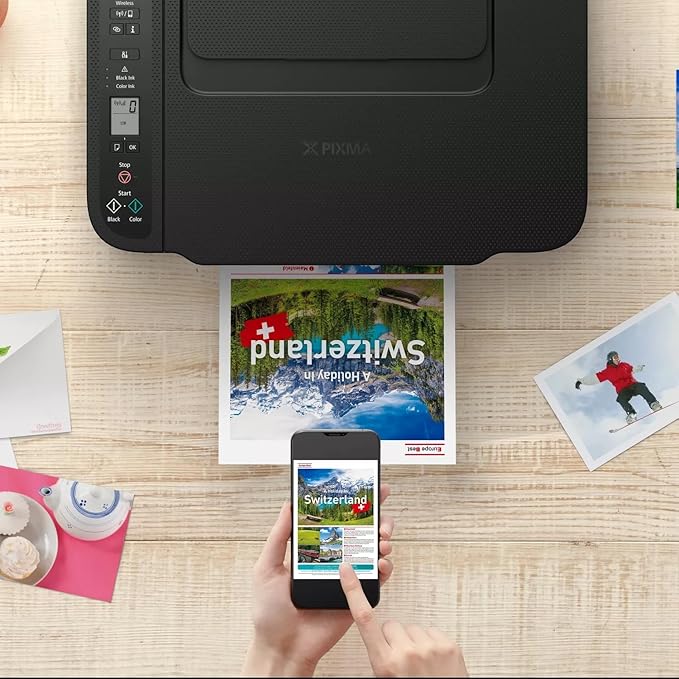 CANON PIXMA ALL IN ONE WIRELESS COLOUR INKJET PHOTO PRINTER BLACK TS3640 thumbnail 5