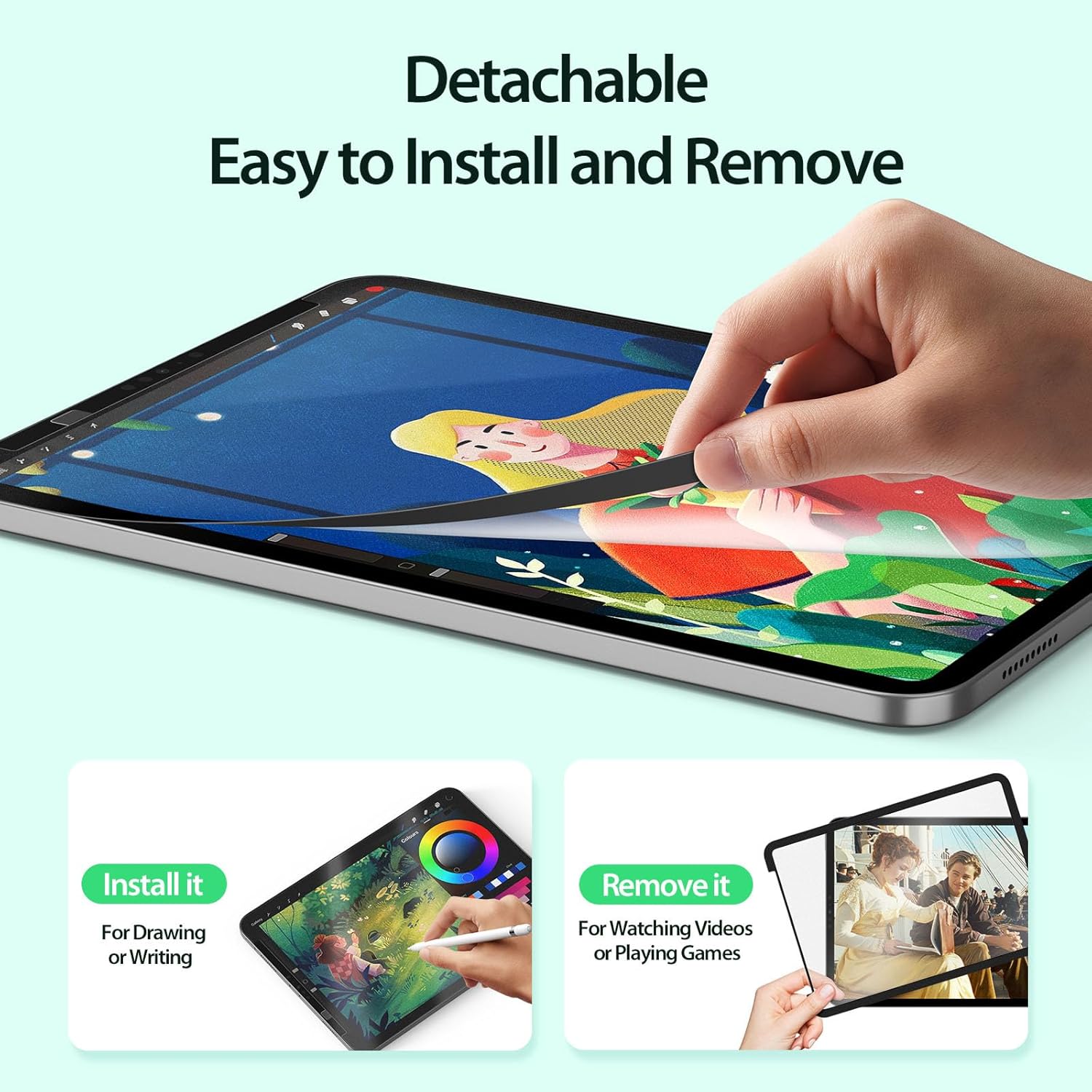 DUXDUCIS IPAD PRO 12.9 (2018/2020/2021/2022) NAAD SERIES PAPER FILM NP0003 thumbnail 7