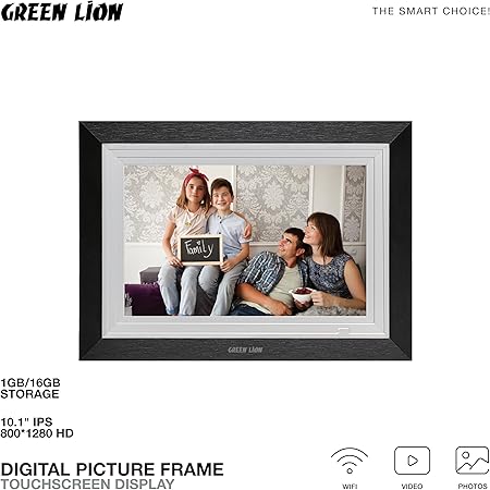 GREEN LION DIGITAL PICTURE FRAME BLACK GNDGPFRMBK thumbnail 4