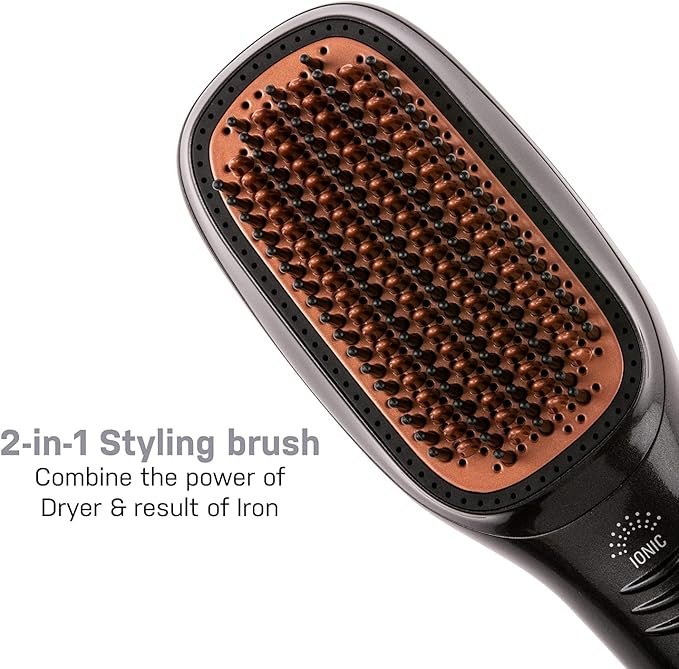 Joy Professional 2-in-1 Styling Brush - Versatile and Efficient Hair Styling Tool thumbnail 2