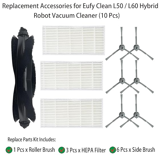 EUFY L50-L60 ROBOT VACUUM CLEANER CLEANING ACCESORRY KIT thumbnail 5