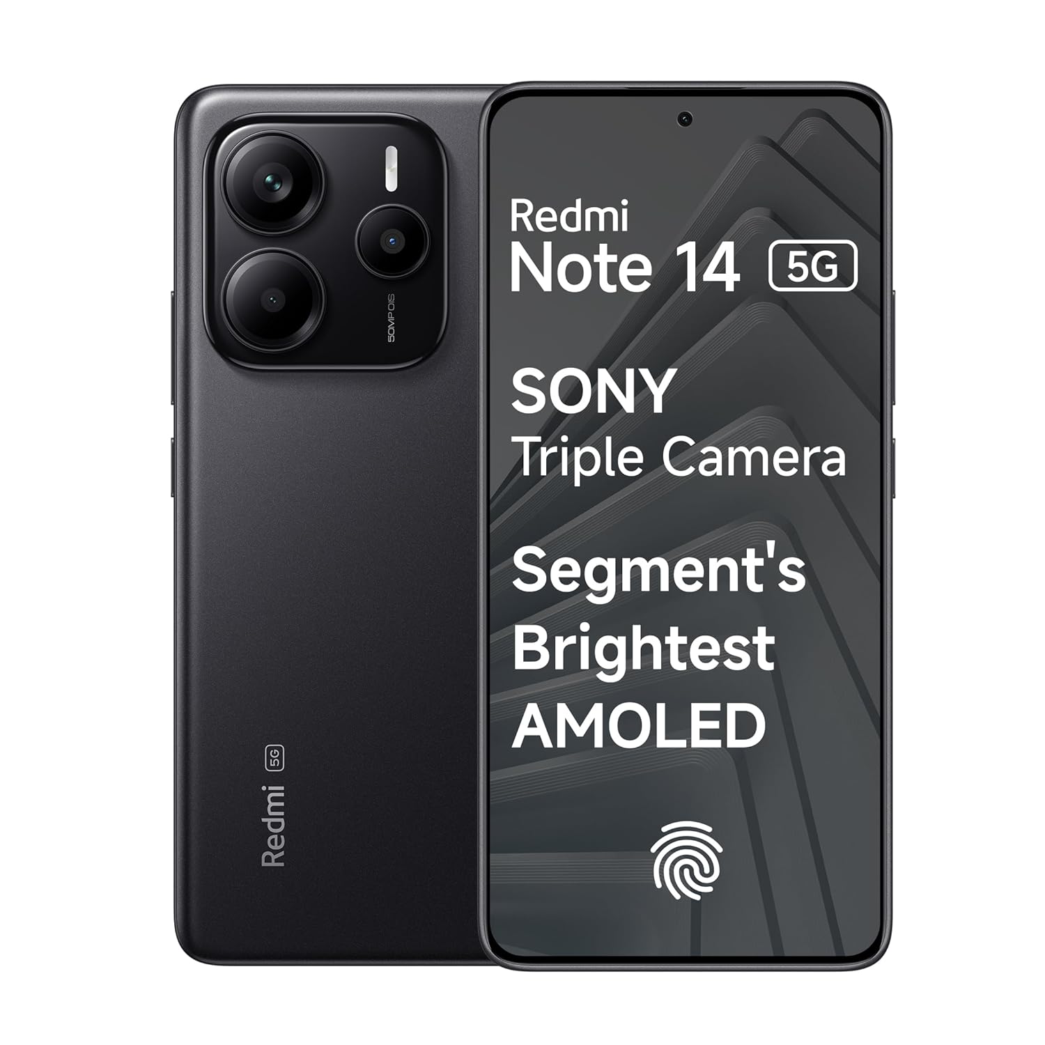 MI REDMI NOTE 14 5G 8GB RAM 256 ROM MIDNIGHT BLACK thumbnail 2