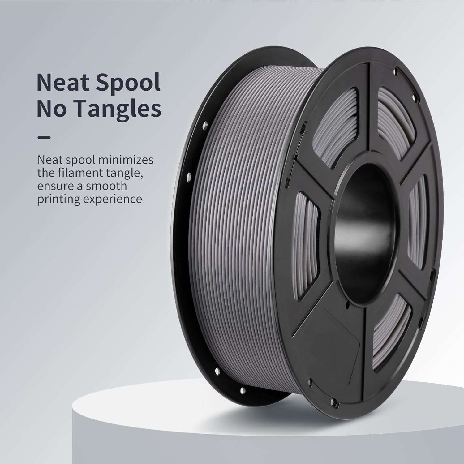 ANYCUBIC PLA FILAMENT 1 75 MM 1KG GREY AHPLGE-107 thumbnail 4