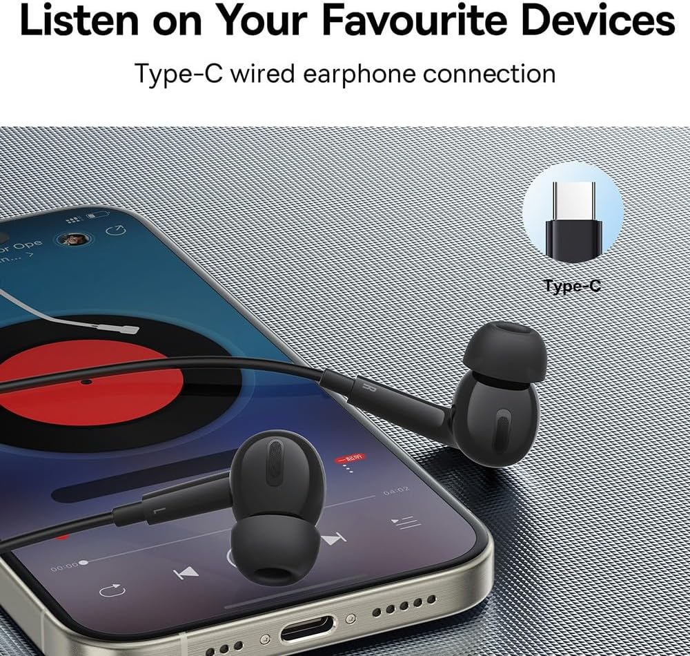 BASEUS ENCOK CZ18 WIRED EARPHONE BLACK thumbnail 8