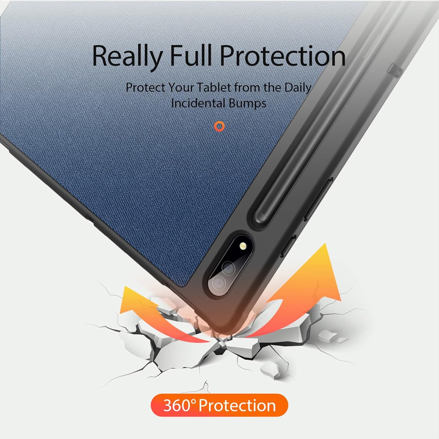 DUXDUCIS SAMSUNG TAB S11 ULTRA DOMO SERIES CASE BLUE DOMO546 thumbnail 9