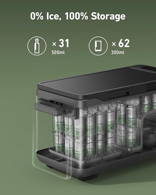 ANKER EVERFROST DUAL ZONE PORTABLE COOLER 53 L WITH 299WH BATTERY A17A22M1 thumbnail 3