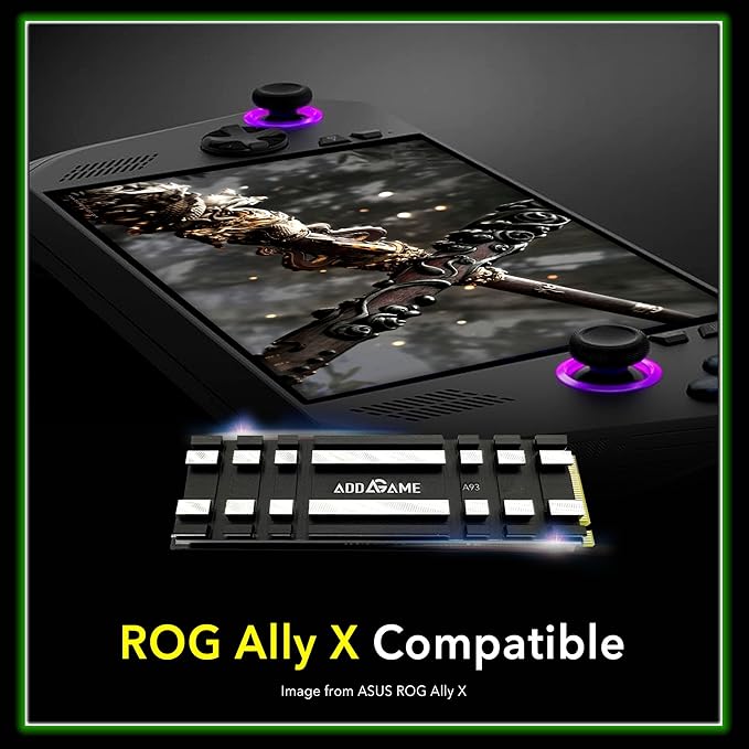 ADDLINK ADGAME A93 M.2 PCIE NVME GEN 4X4 2TB SSD WITH HEATSINK BLACK AD2TBA93M2P thumbnail 4