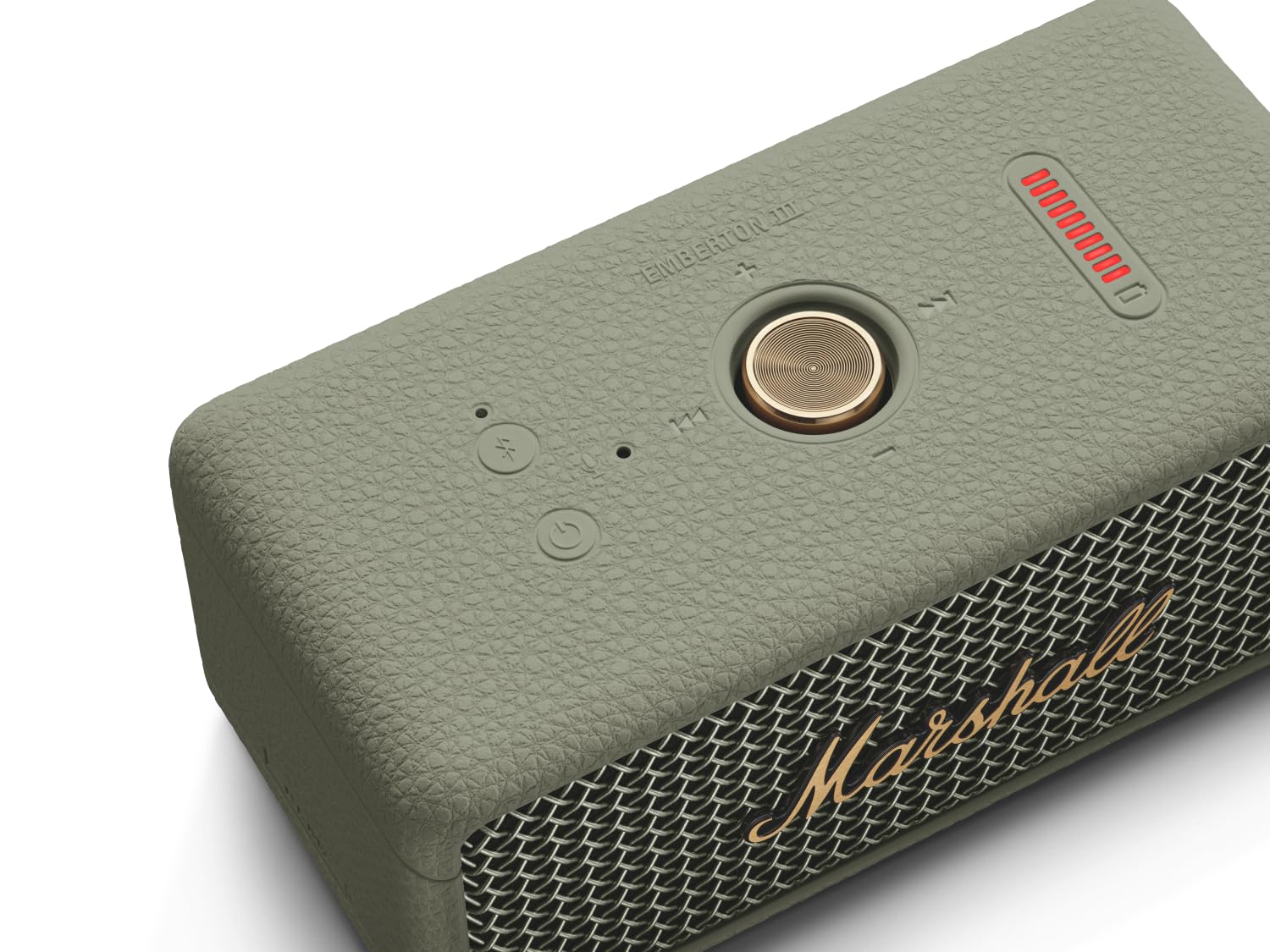 MARSHALL EMBERTON III PORTABLE WIRELESS SPEAKER SAGE GREEN EMBERTONIII-SGRN thumbnail 3