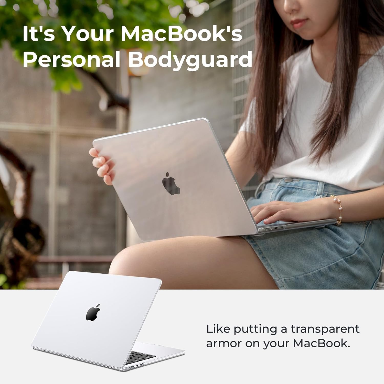 MACBOOK AIR 13 INCH HARDSHELL CASE CLEAR thumbnail 7