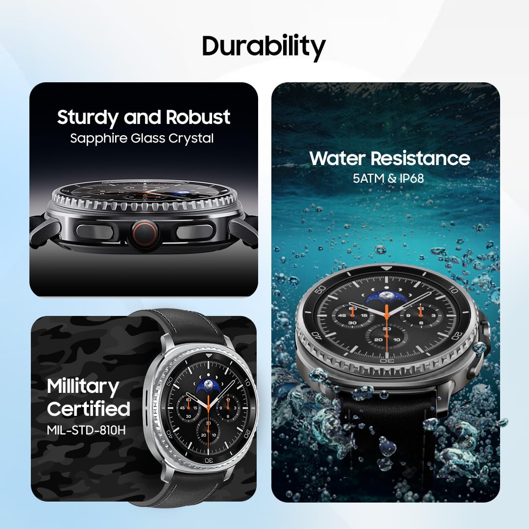 SAMSUNG GALAXY WATCH 8 CLASSIC 46MM BLACK SM-L500NZKAMEA thumbnail 5