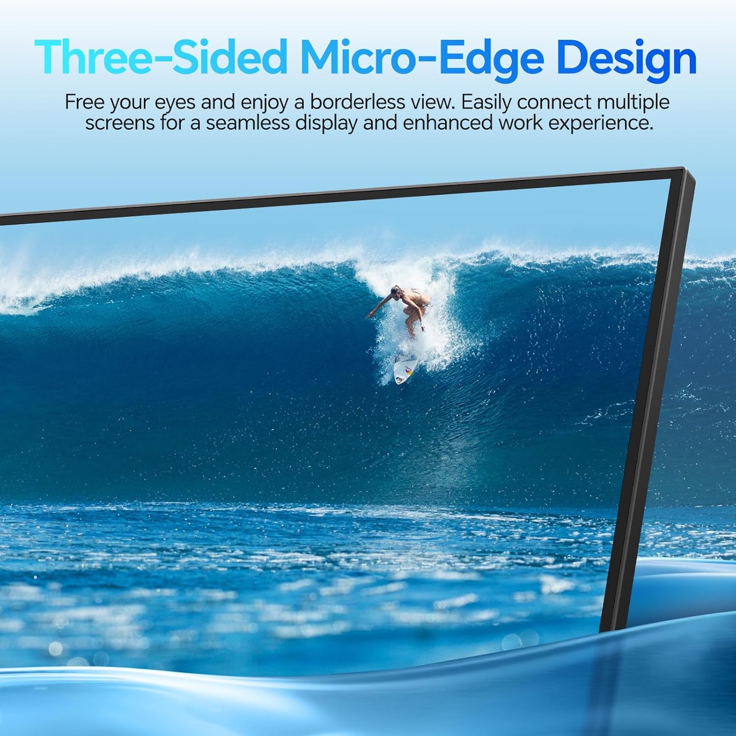 KOORUI 23.8-INCH FHD 1920X1080 SRGB 144HZ 5MS IPS PANEL BUSINESS MONITOR E2411K thumbnail 4