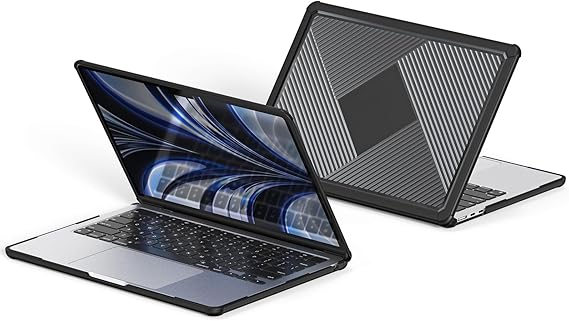 DUXDUCIS MACBOOK AIR 13.3 LCGH PROTECTIVE CASE BLACK LCGH0001 thumbnail 5