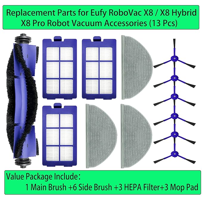 EUFY ROBOVAC X8 VACUUM CLEANER SPARE PARTS thumbnail 2