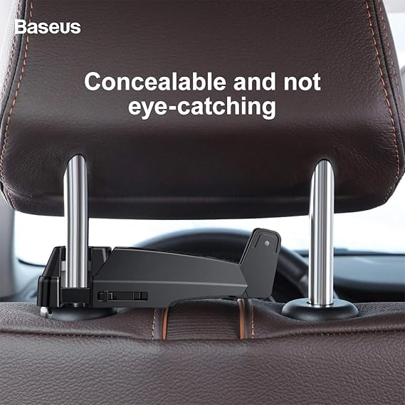 BASEUS BACKSEAT MULTIANGLE ADUSTMENT CAR MOUNT HOLDER BLACK SUHZ-01 thumbnail 9