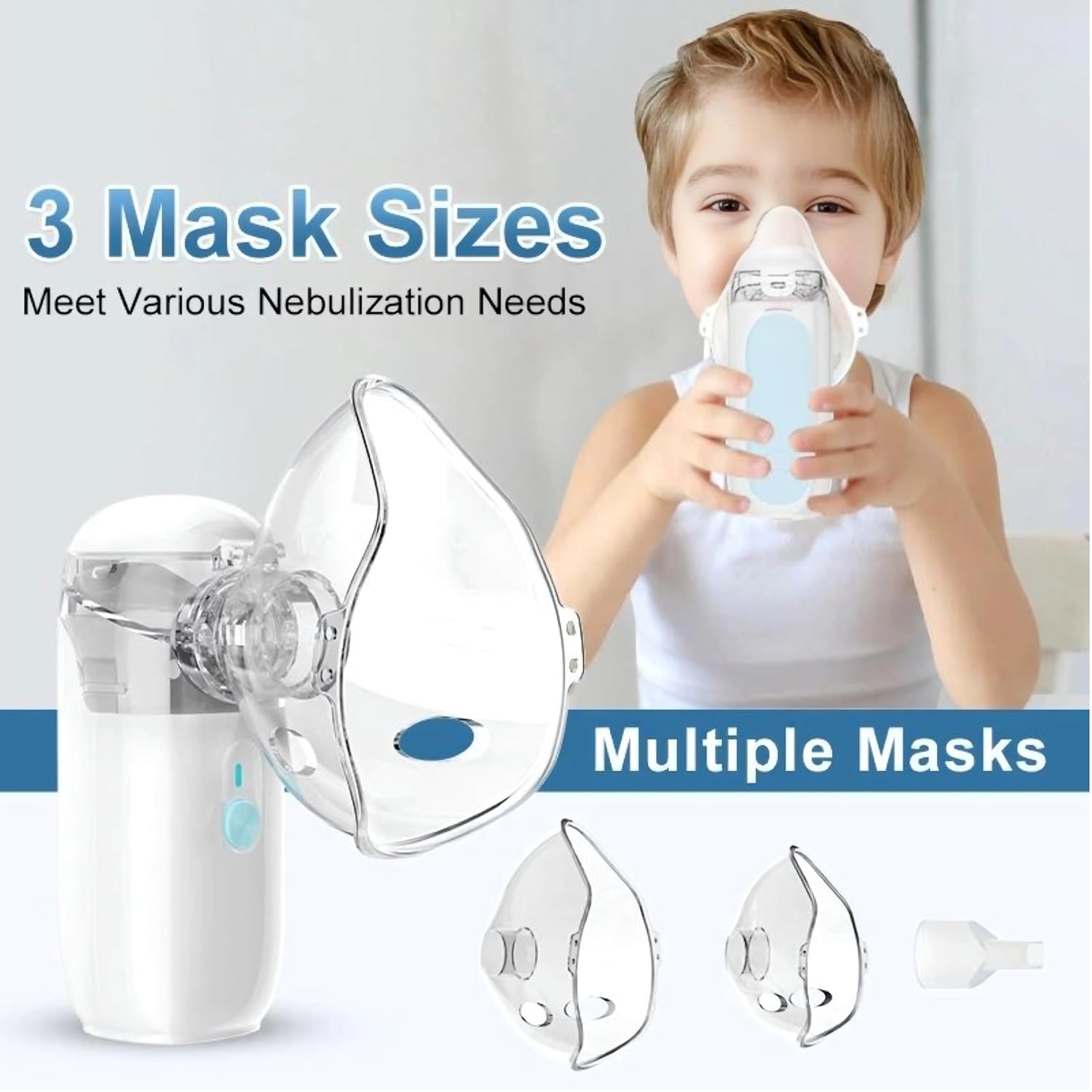 PORTABLE ULTRASONIC MESH NEBULIZER WHITE ZH-N3 thumbnail 6