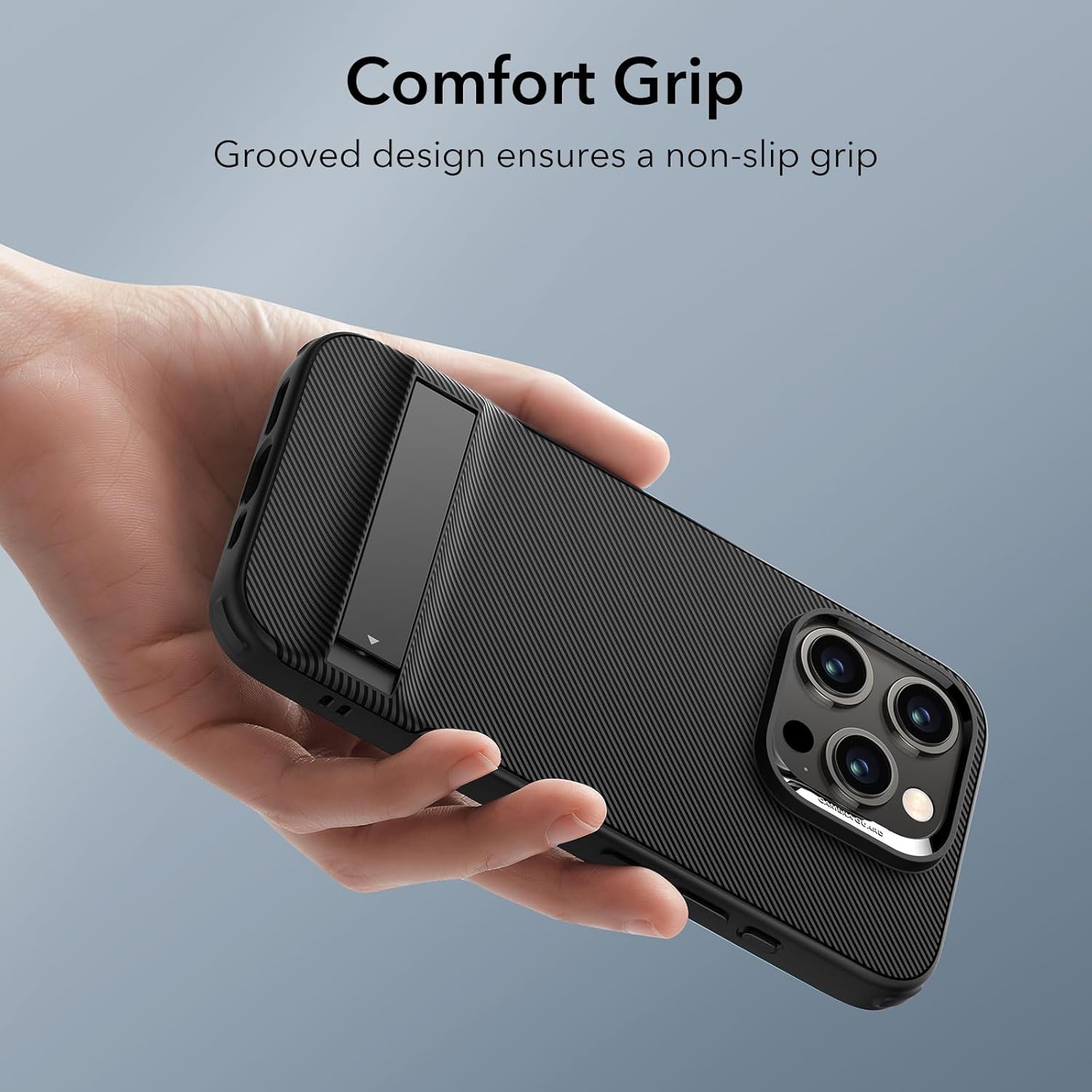 ESR IPHONE 15 PRO MAX BOOST KICKSTAND CASE BLACK thumbnail 8