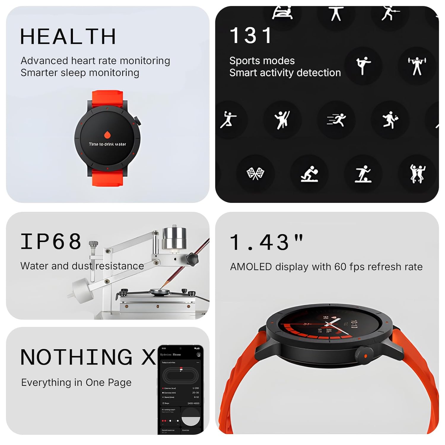 CMF BY NOTHING WATCH 3 PRO AMOLED DARK GREY thumbnail 3