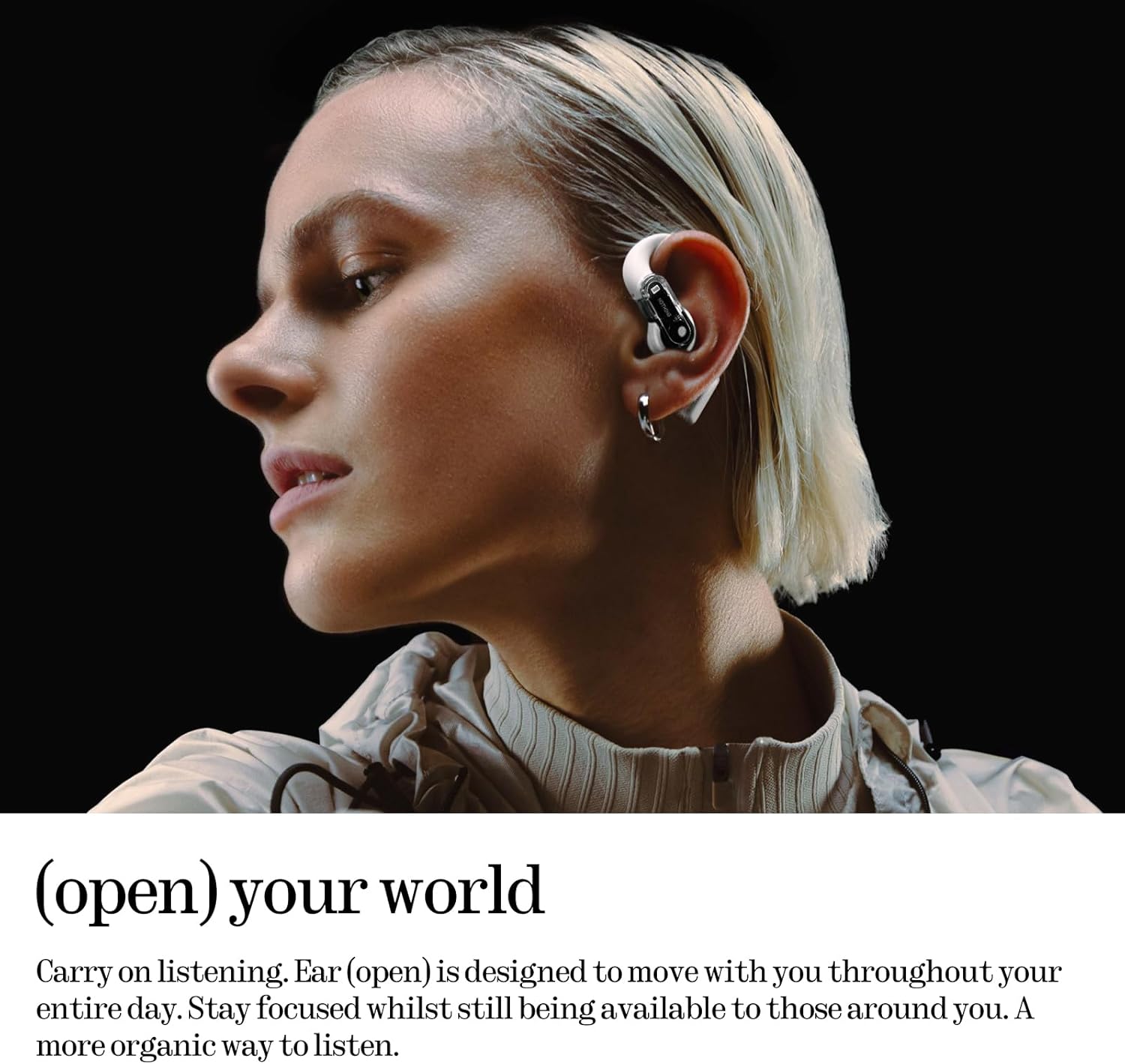 NOTHING EAR OPEN WIRELESS EARPHONE WHITE B182 thumbnail 7