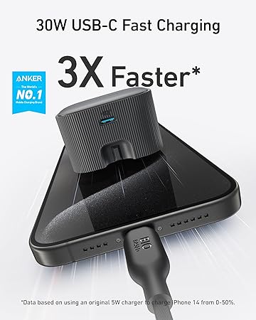 ANKER NANO 45W USB-C CHARGER BLACK A2692K11 thumbnail 7
