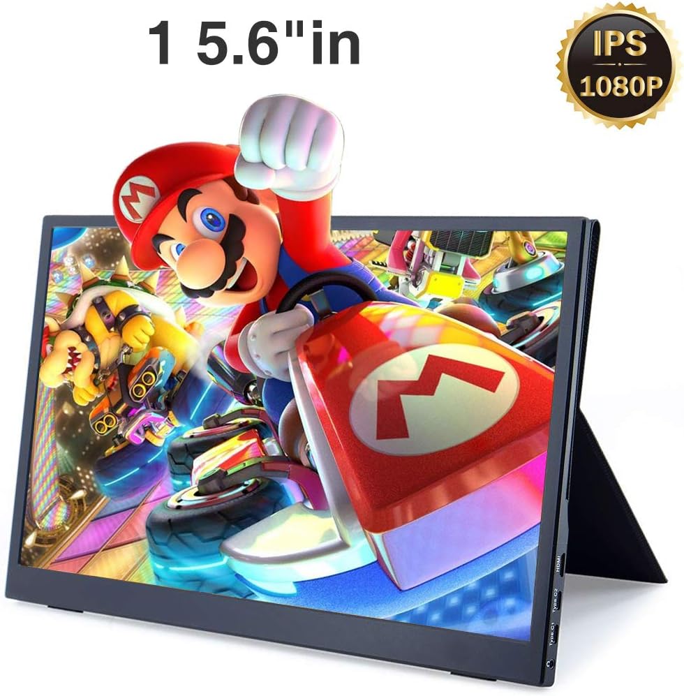 ANMITE 15.6 INCH IPS FULL HD METAL BODY PORTABLE MONITOR A156W02 thumbnail 3