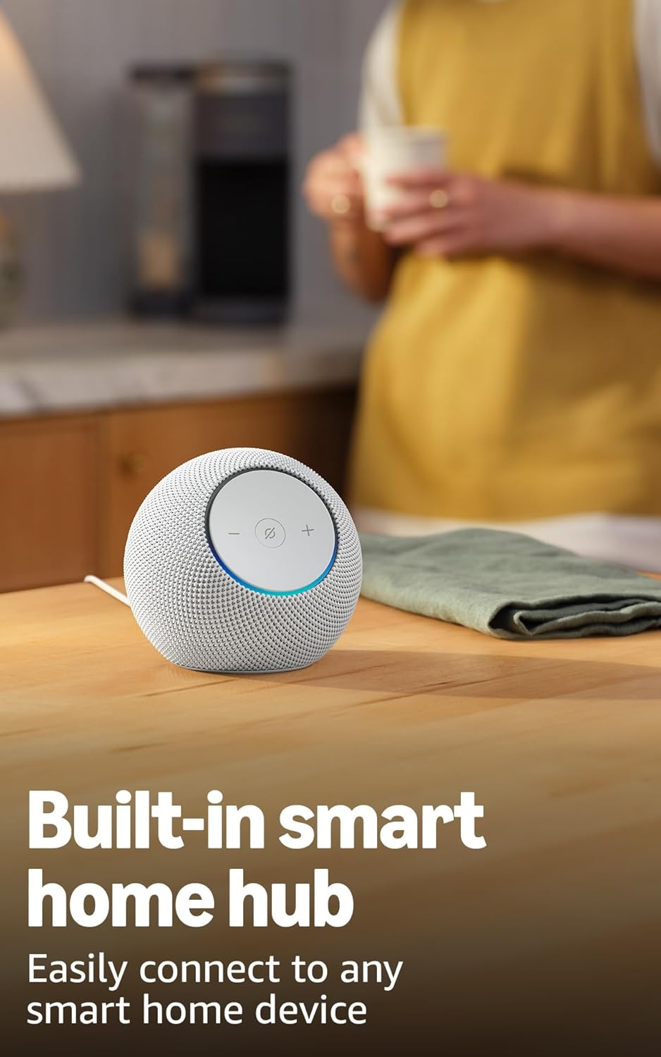 AMAZON ECHO DOT MAX SPEAKER WITH ALEXA WHITE MA49CA thumbnail 7