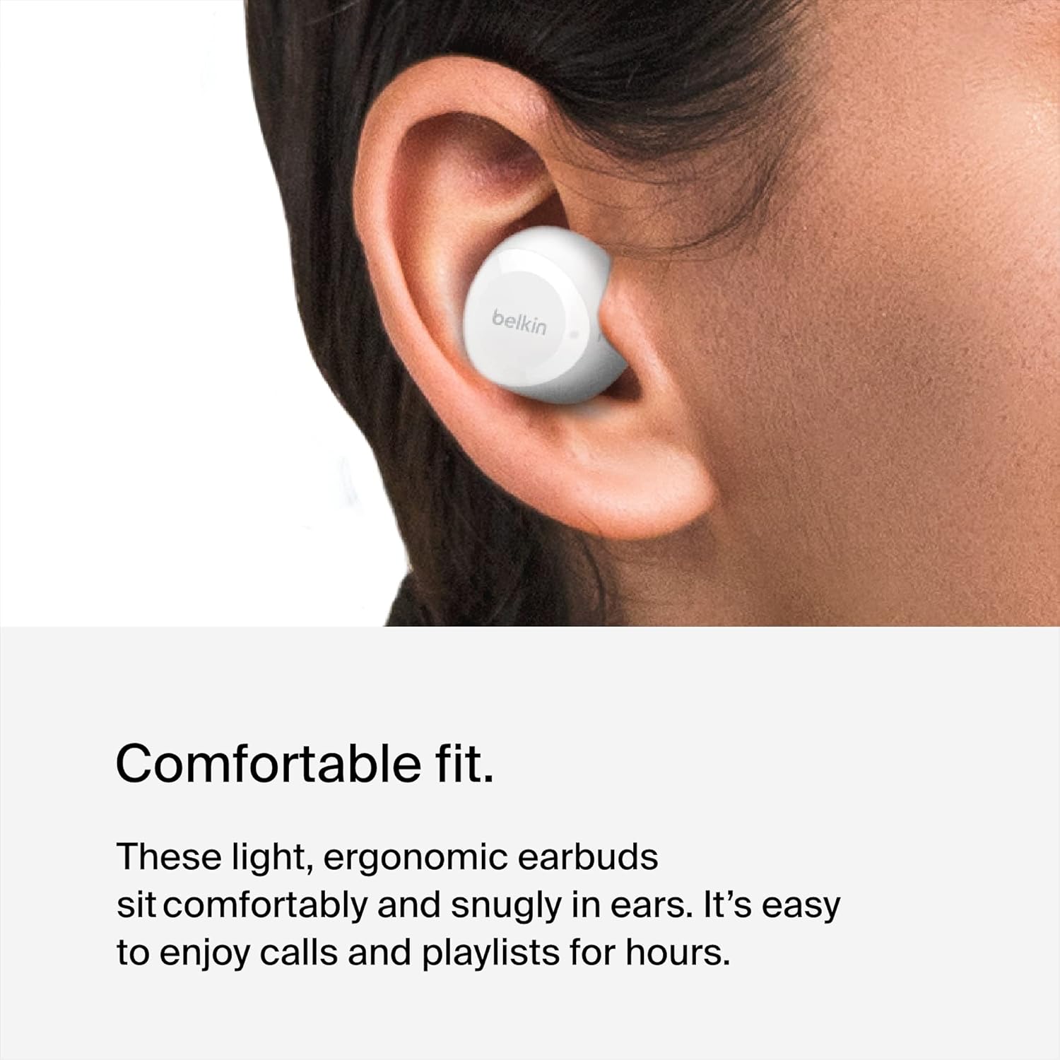 BELKIN SOUNDFORM BOLT TRUE WIRELESS EARBUDS WHITE AUC009BTWH thumbnail 5