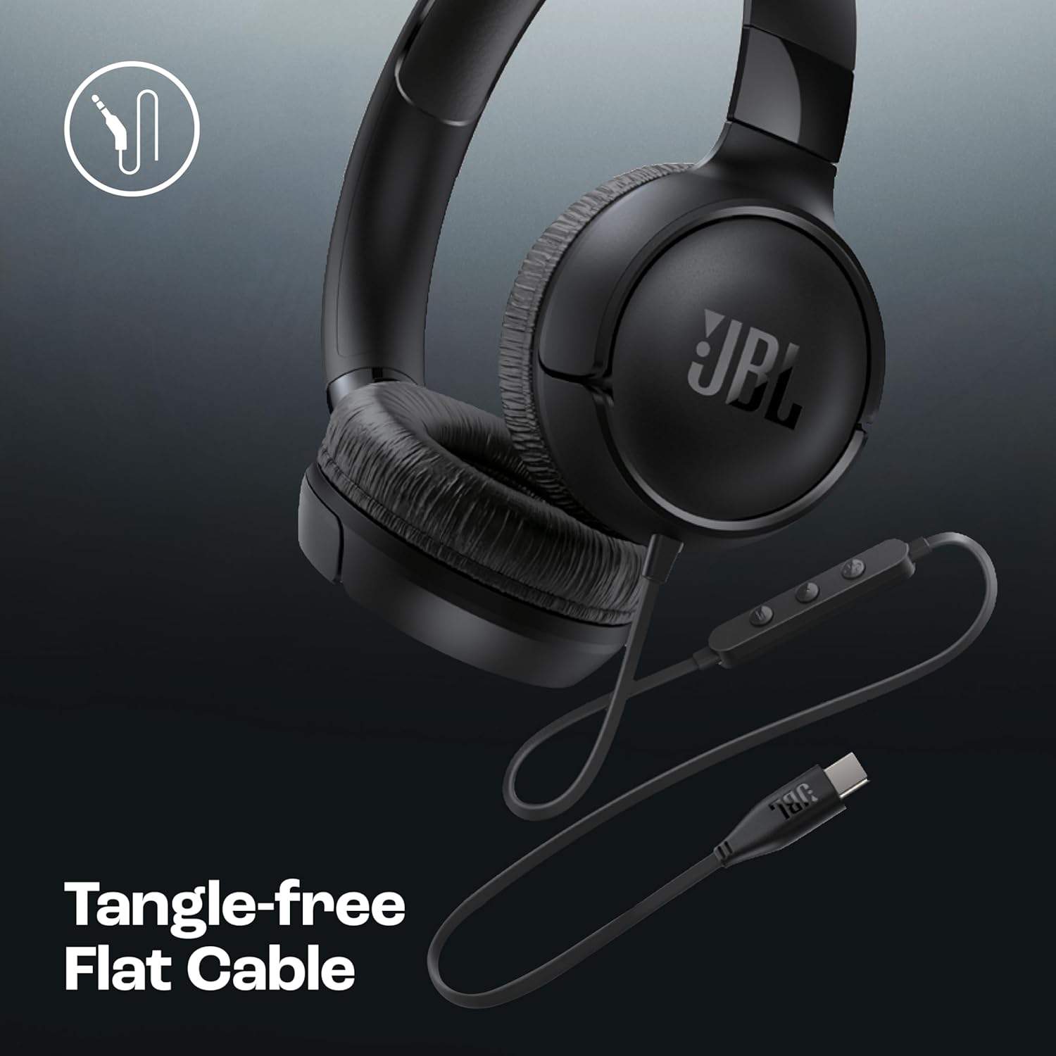 JBL TUNE 520C USBC WIRED HEADSET BLACK thumbnail 8