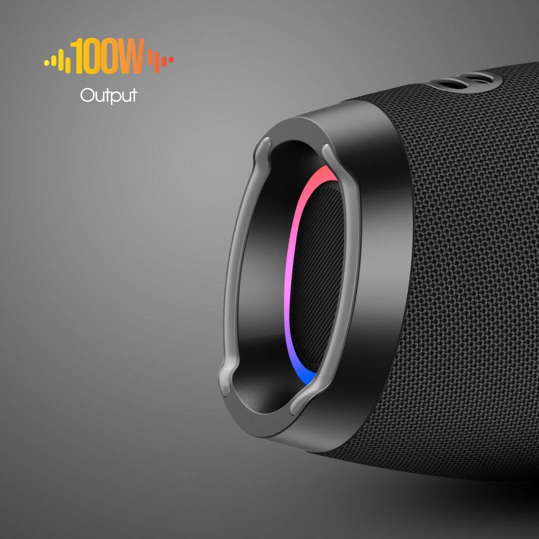 BLUPEBBLE THUNDERSPARK PORTABLE WIRELESS SPEAKER BLACK BP-TNDRSPRK-BK thumbnail 3
