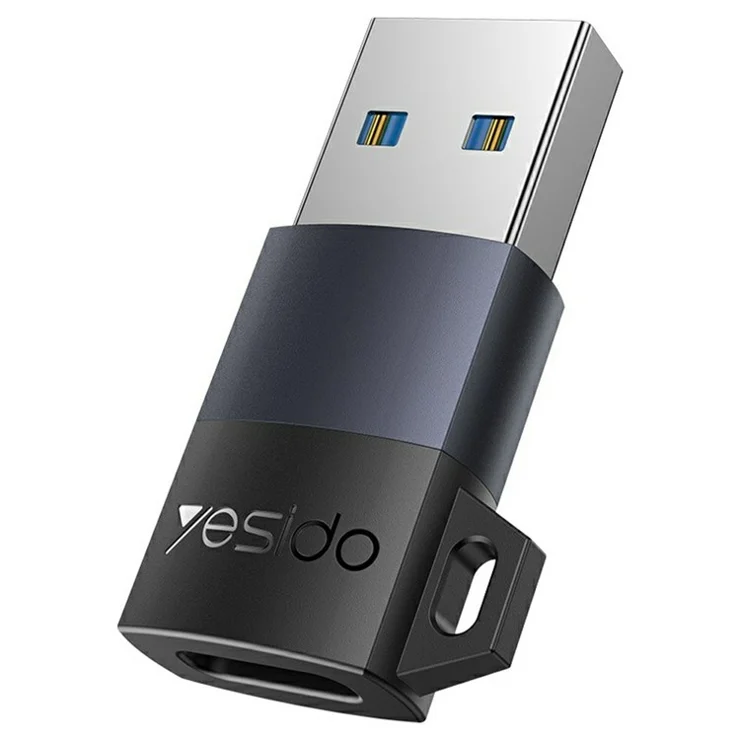 YESIDO USB A TO USB C ADAPTER BLACK GS34