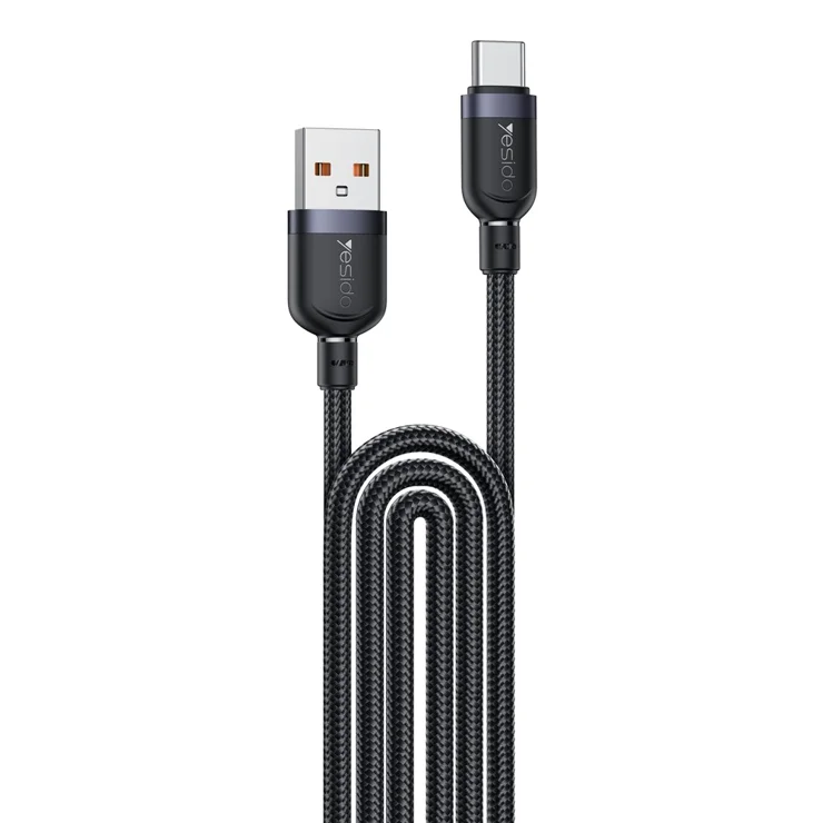YESIDO 18W USB-A TO USB-C CABLE 3M BLACK CA134C