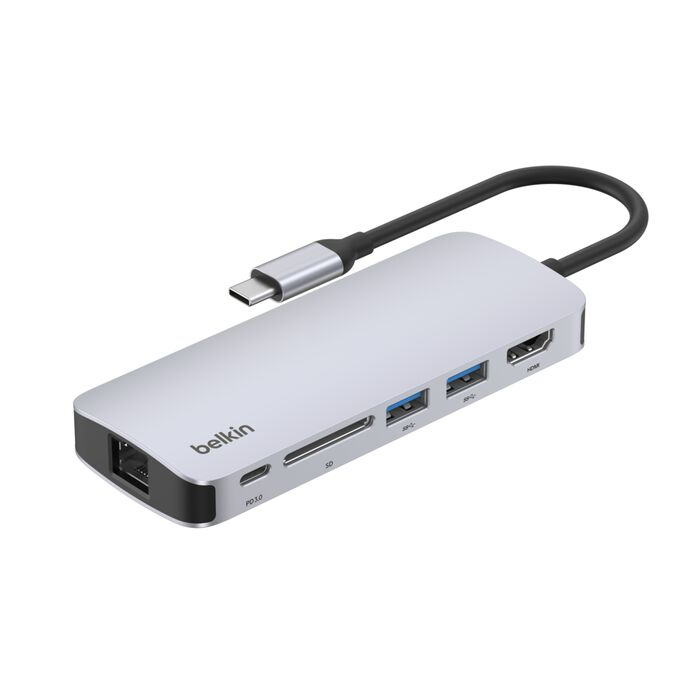 BELKIN USB C 6 IN 1 MULTIPORT ADAPTER UPTO 100W AVC008BTSGY thumbnail 5