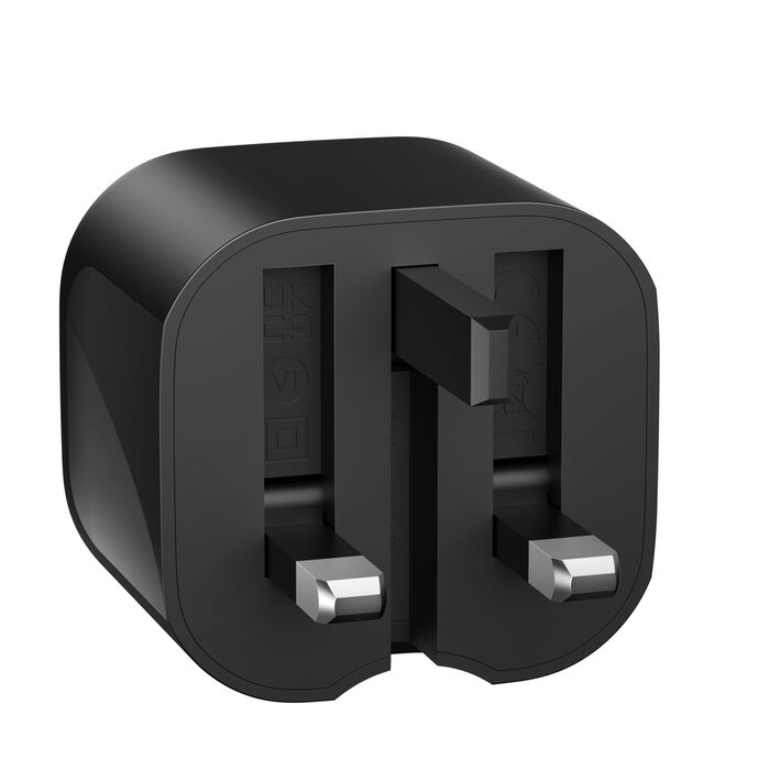 BELKIN BOOST CHARGE PRO DUAL USB C GAN WALL CHARGER 50W BLACK WCH019MYBK